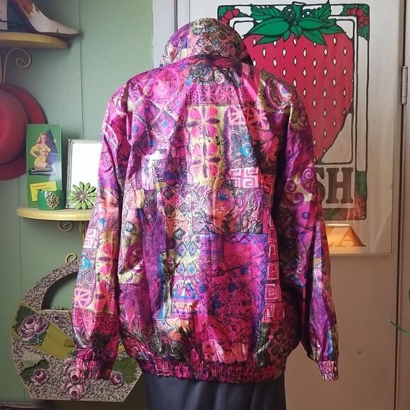 Windbreaker Jacket 80s 90s - Picture 5 of 11